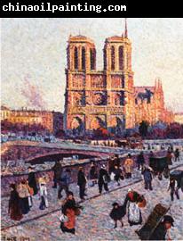 Maximilien Luce The Quai Saint-Michel and Notre-Dame