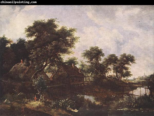 Meindert Hobbema The Watermill Oak