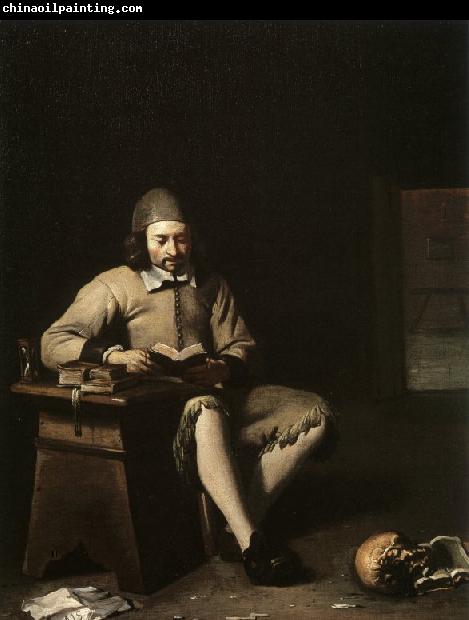 Michael Sweerts Penitent Reading in a Room