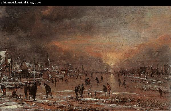 NEER, Aert van der Sports on a Frozen River g