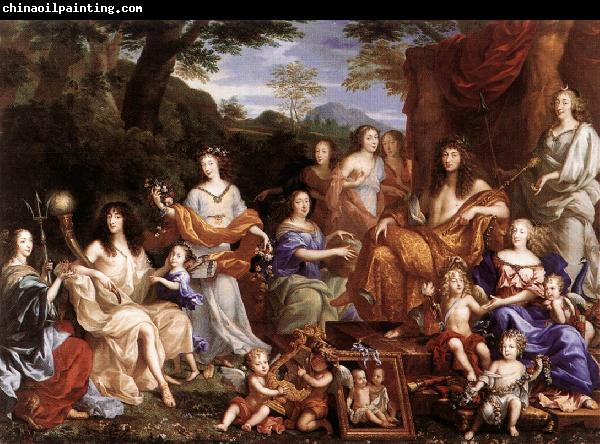 NOCRET, Jean The Family of Louis XIV a