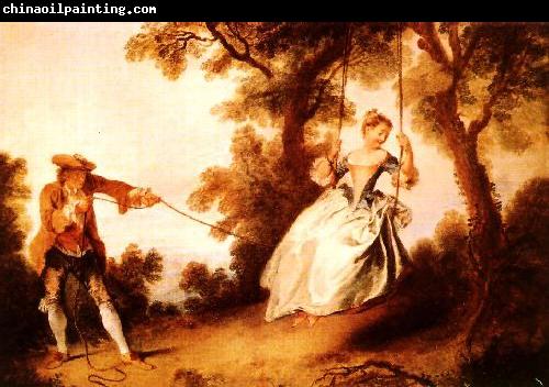 Nicolas Lancret Woman on a Swing