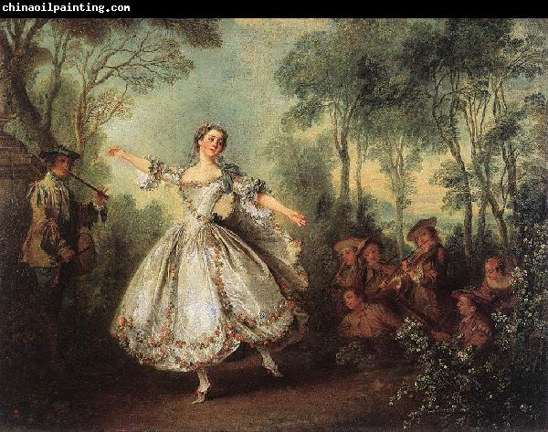 Nicolas Lancret Mademoiselle de Camargo Dancing