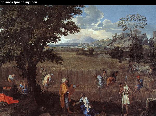 Nicolas Poussin The Summer  Ruth and Boaz