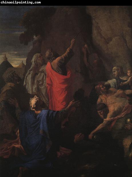 Nicolas Poussin Moses Bringing Forth Water from the Rock