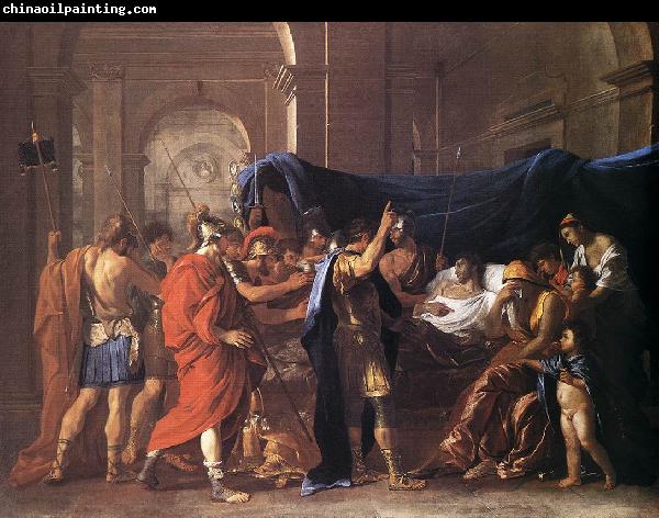 Nicolas Poussin Death of Germanicus 1627 Oil on canvas