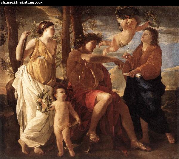 Nicolas Poussin Inspiration of the Poet