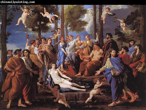 Nicolas Poussin Apollo and the Muses (Parnassus)