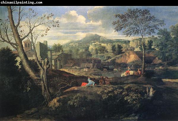 Nicolas Poussin Ideal Landscape