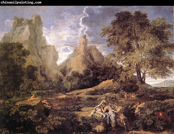 Nicolas Poussin Landscape with Polyphemus