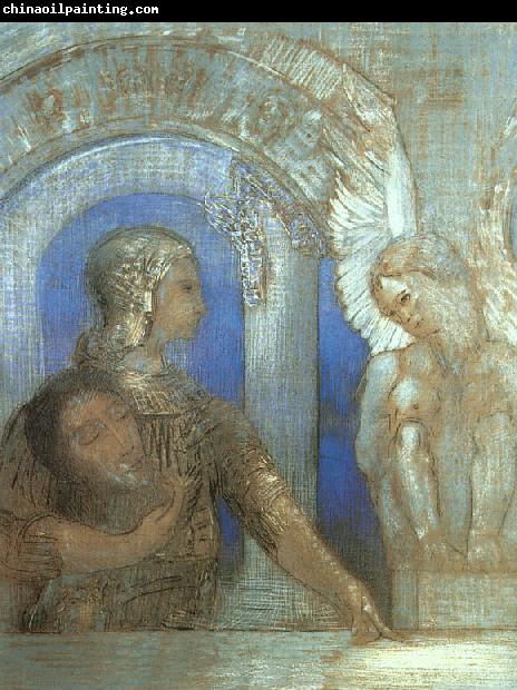 Odilon Redon Mystical Knight