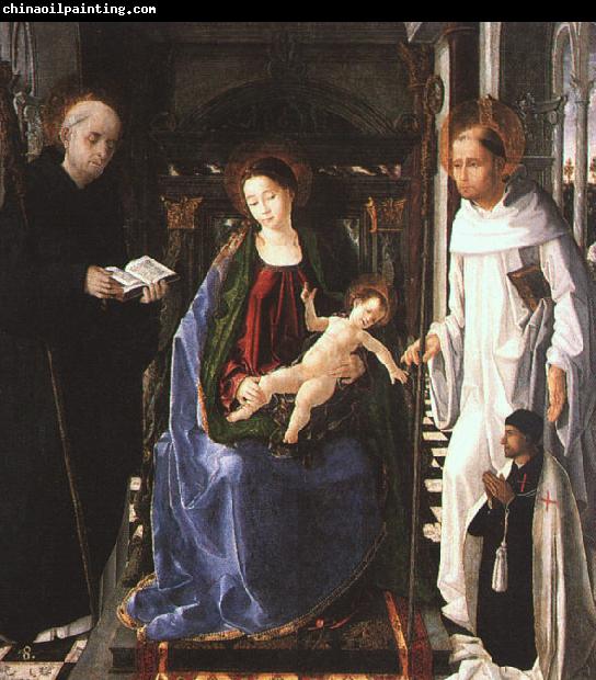 Pablo de San Leocadio The Virgin with a Knight of Montesa