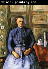 Paul Cezanne Woman with Coffee Pot