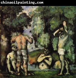 Paul Cezanne Five Bathers