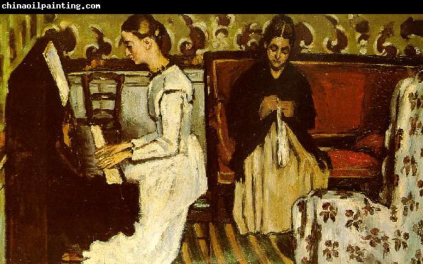 Paul Cezanne Girl at the Piano