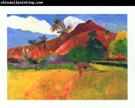 Paul Gauguin Tahitian Landscape