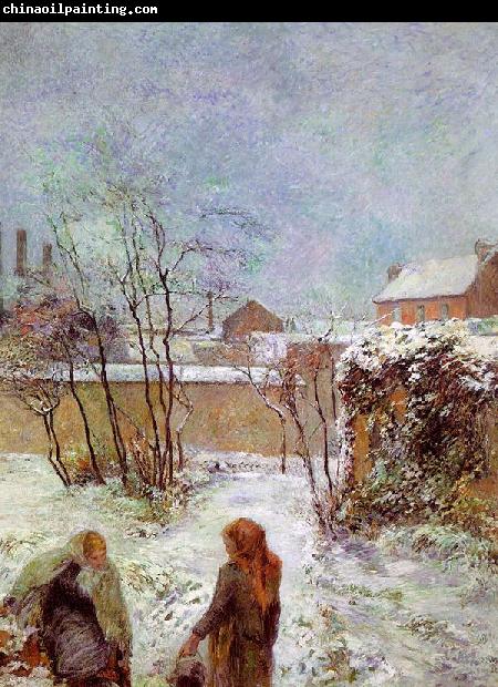 Paul Gauguin The Garden in Winter, rue Carcel