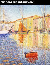 Paul Signac The Red Buoy