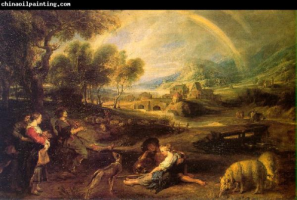 Peter Paul Rubens Landscape with a Rainbow