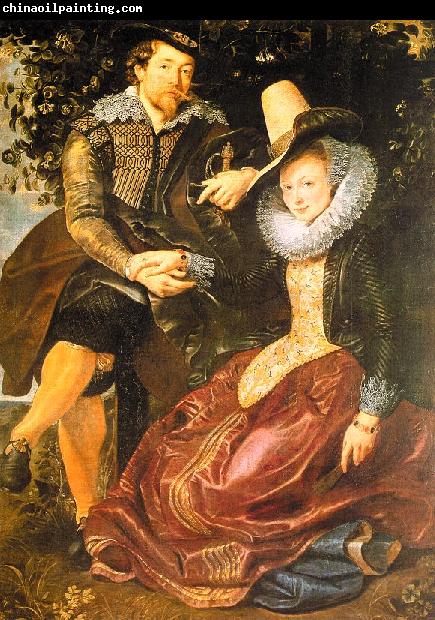 Peter Paul Rubens Rubens with His First Wife, Isabella Brandt, in the Honeysuckle Bower