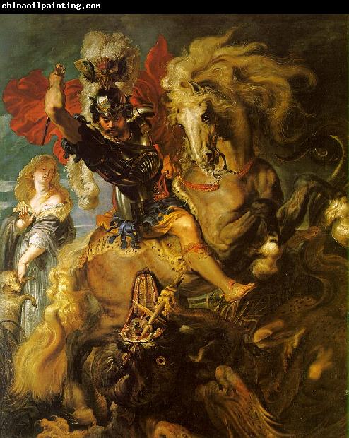 Peter Paul Rubens St George and the Dragon