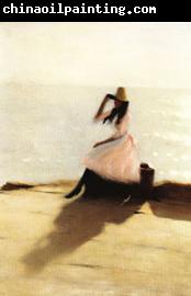 Philip Wilson Steer Young Woman on the Beach