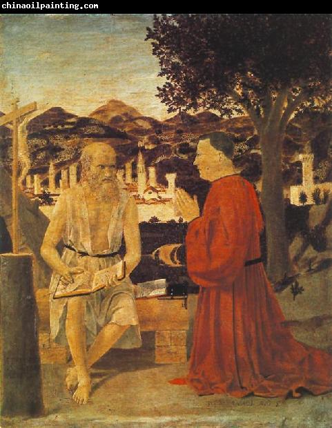 Piero della Francesca Saint Jerome and a Donor