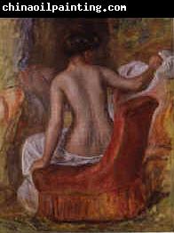 Pierre Renoir Nude in an Armchair