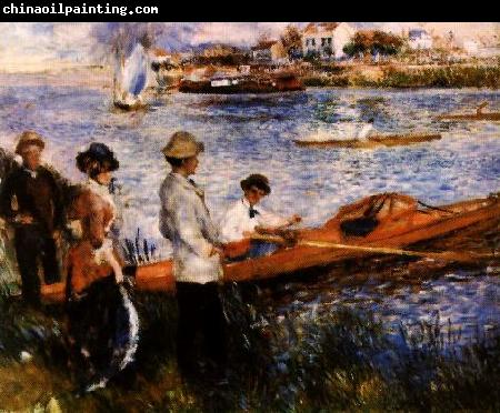 Pierre Renoir Oarsmen at Chatou