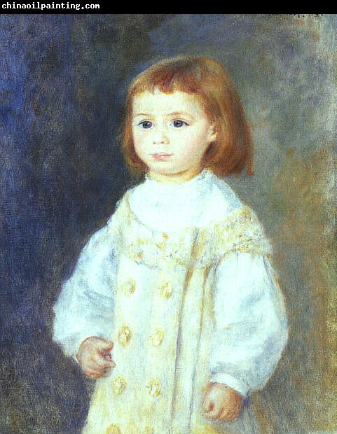 Pierre Renoir Child in White