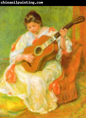 Pierre Renoir Woman with Guitar