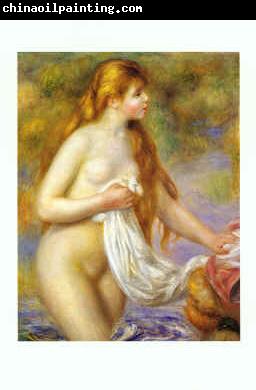 Pierre Renoir Bather with Long Hair