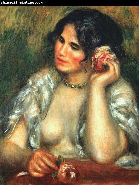 Pierre Renoir Gabrielle with a Rose