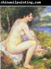 Pierre Renoir  Female Nude in a Landscape