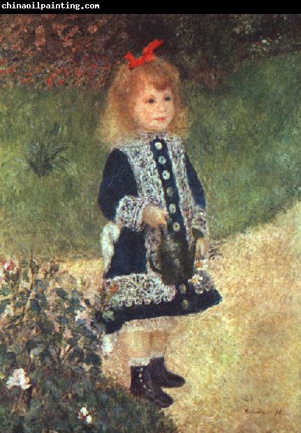 Pierre Renoir Girl and Watering Can