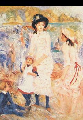 Pierre Renoir Children on the Seashore, Guernsey