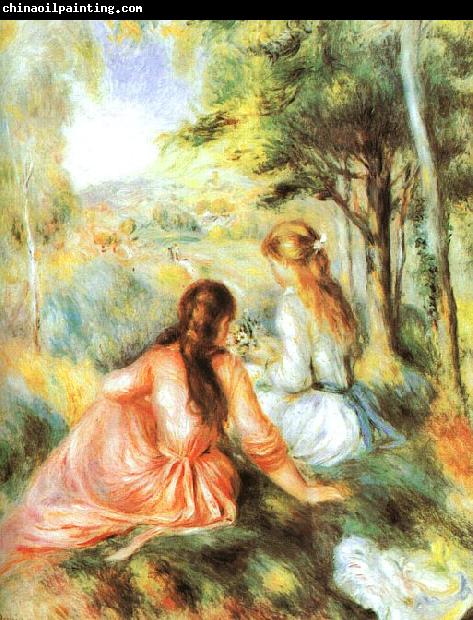 Pierre Renoir In the Meadow