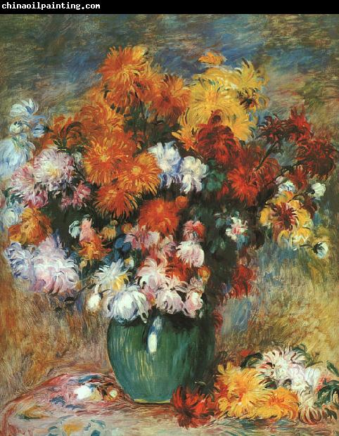 Pierre Renoir Bouquet de Chrysanthemes