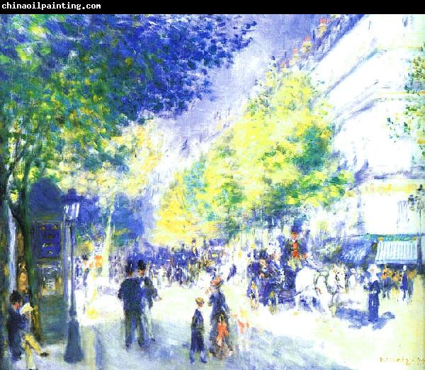 Pierre Renoir Les Grands Boulevards