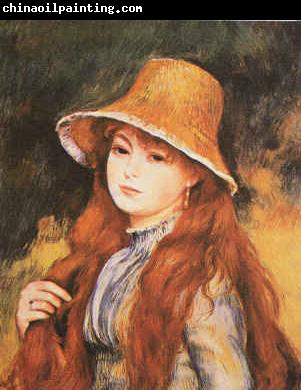 Pierre Renoir Girl and Golden Hat