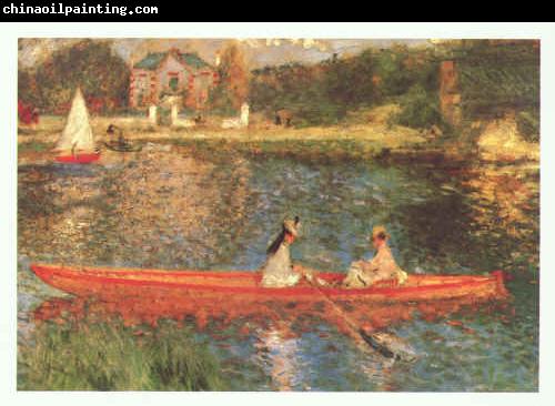 Pierre Renoir Boating on the Seine