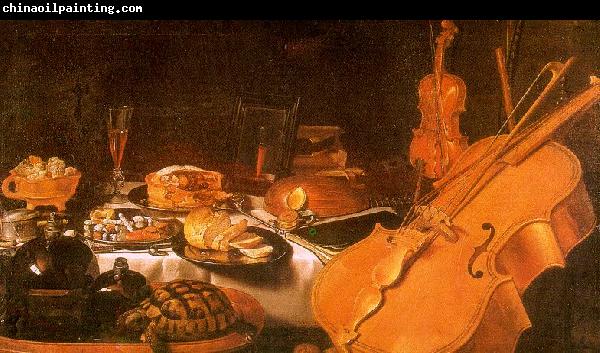 Pieter Claesz Still Life with Musical Instruments