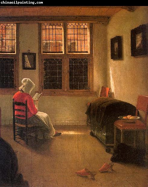 Pieter Janssens Woman Reading