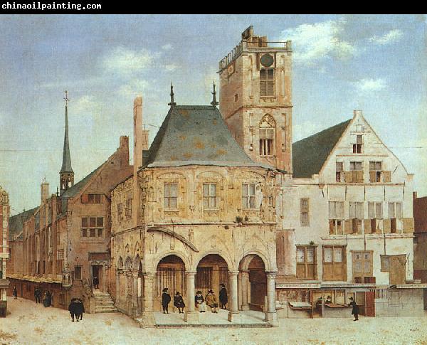 Pieter Jansz Saenredam The Old Town Hall in Amsterdam