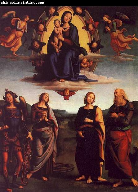 Pietro Perugino The Virgin and Child with Saints