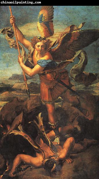 Raphael Saint Michael Trampling the Dragon