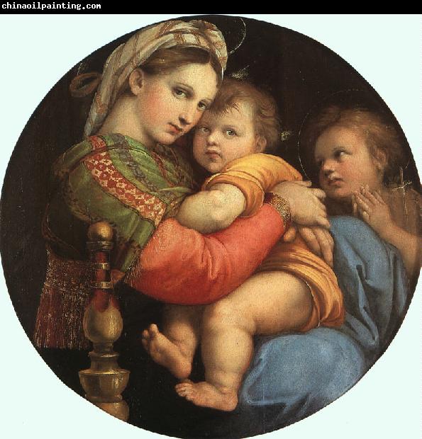 Raphael THE MADONNA OF THE CHAIR or Madonna della Sedia