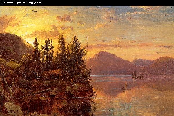 Regis-Francois Gignoux  Lake George at Sunset 1862