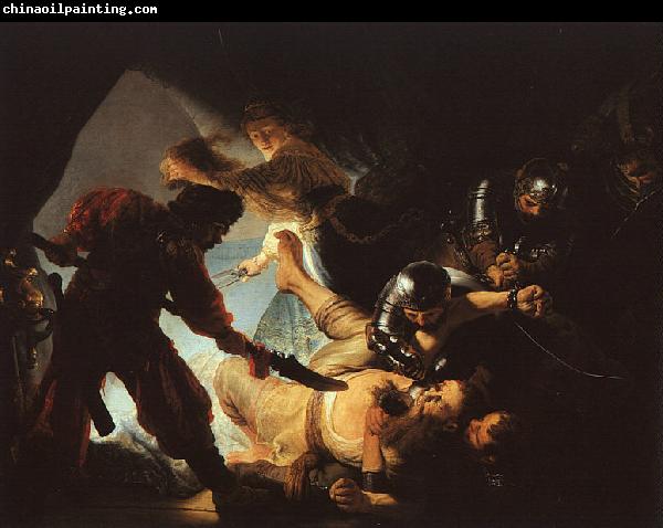 Rembrandt The Blinding of Samson