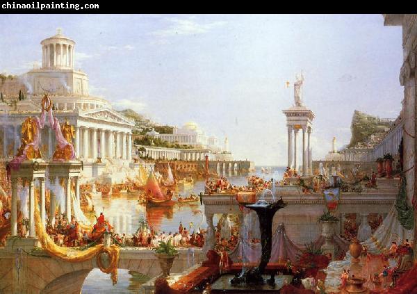 Thomas Cole Course of Empire Consumation of  Empire